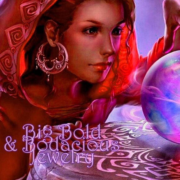 Purple Agate Geode Statement Necklace! Big Bold & Bodacious! Lilac Lavender Plum - Picture 8 of 8